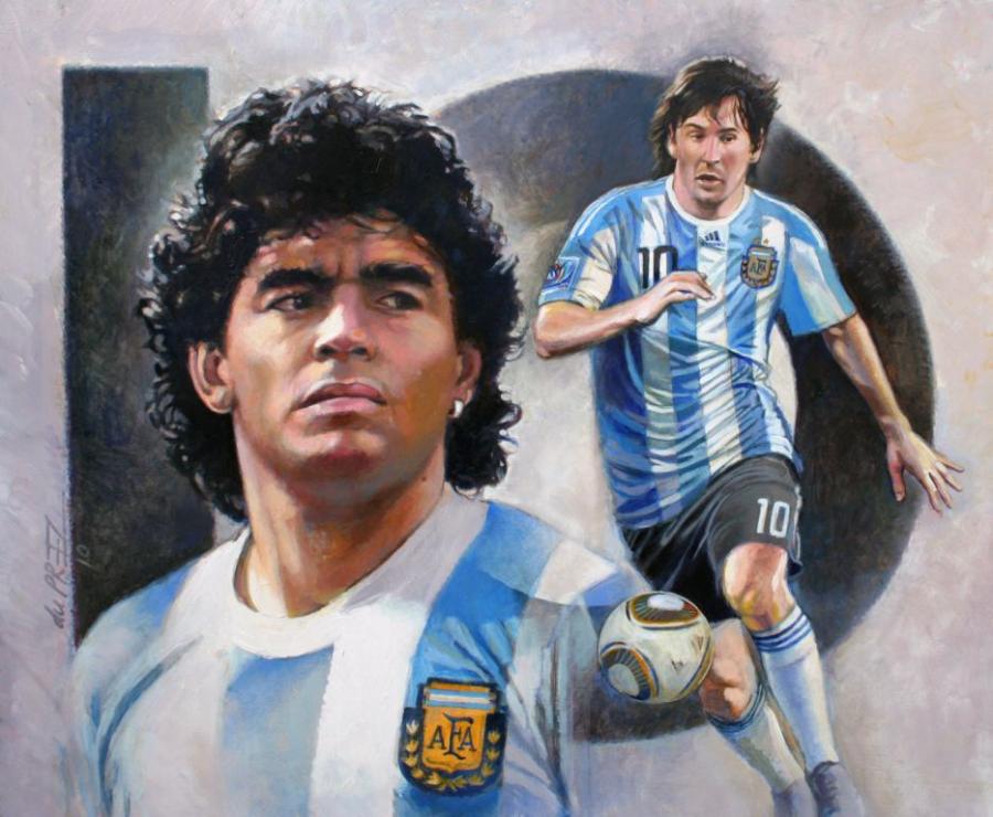 great-argentina-10's--maradona-&amp-messi